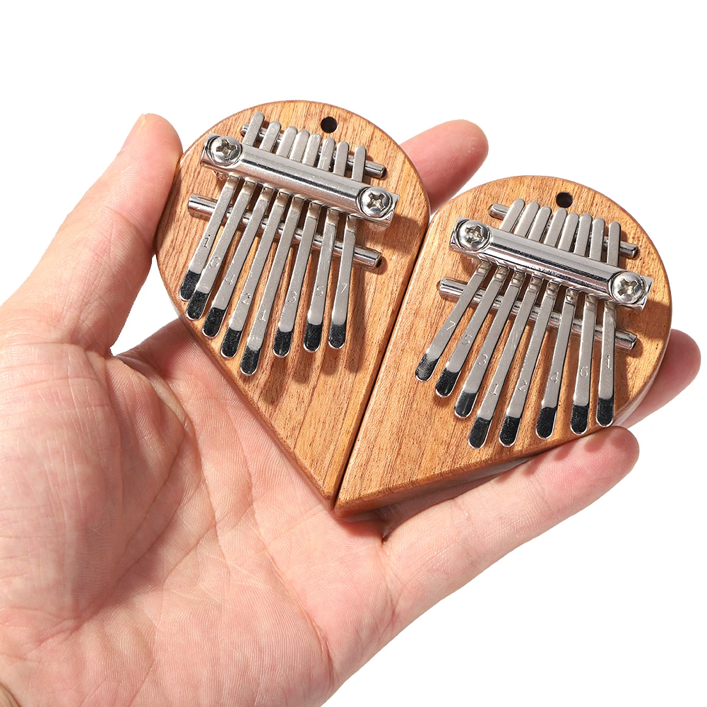 

Kalimba 8 keys mahogany thumb piano mbira musical Instrument Africa finger piano Mbira Sanza machine instrumento