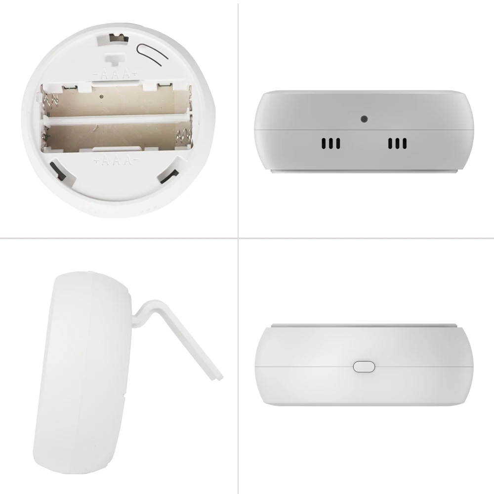 

Smart Home Temperature And Humidity Sensor With LED Screen Works With Home Assistant