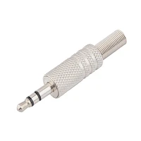 1pc replacement 3 5mm 4 pole male repair headphones audio jack plug connector soldering for earphone jack