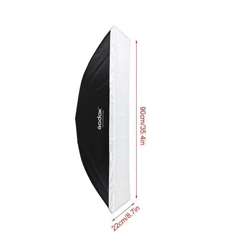Kuulee Godox 22x90 см прямоугольник Bowens крепление полосы софтбокс + сетка для студийной