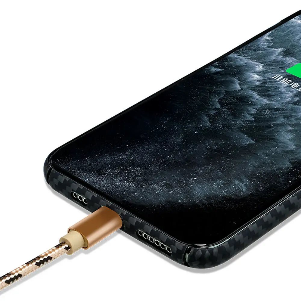 Фото Чехол из углеродного волокна для iPhone 12 Mini Pro Max 11 Pro Max 100% №4