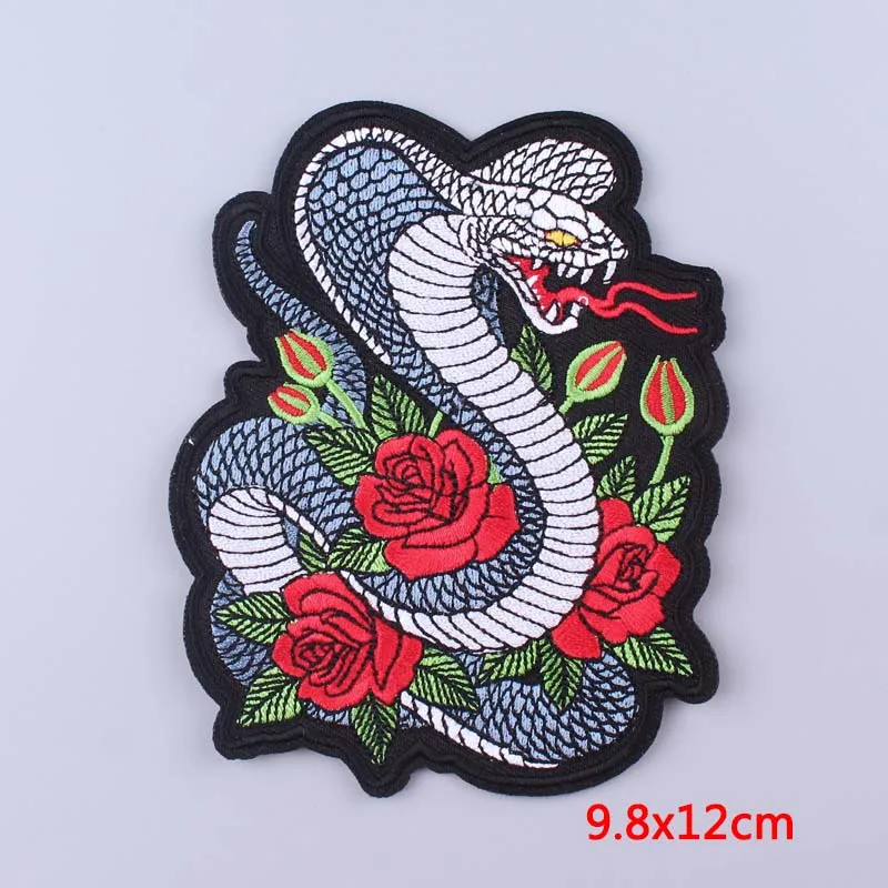

Orangutan Eagle Patch For Clothing Iron On Embroidered Patches For Clothes Appliques For T-shirt Badges Punk/ Skull Stripe