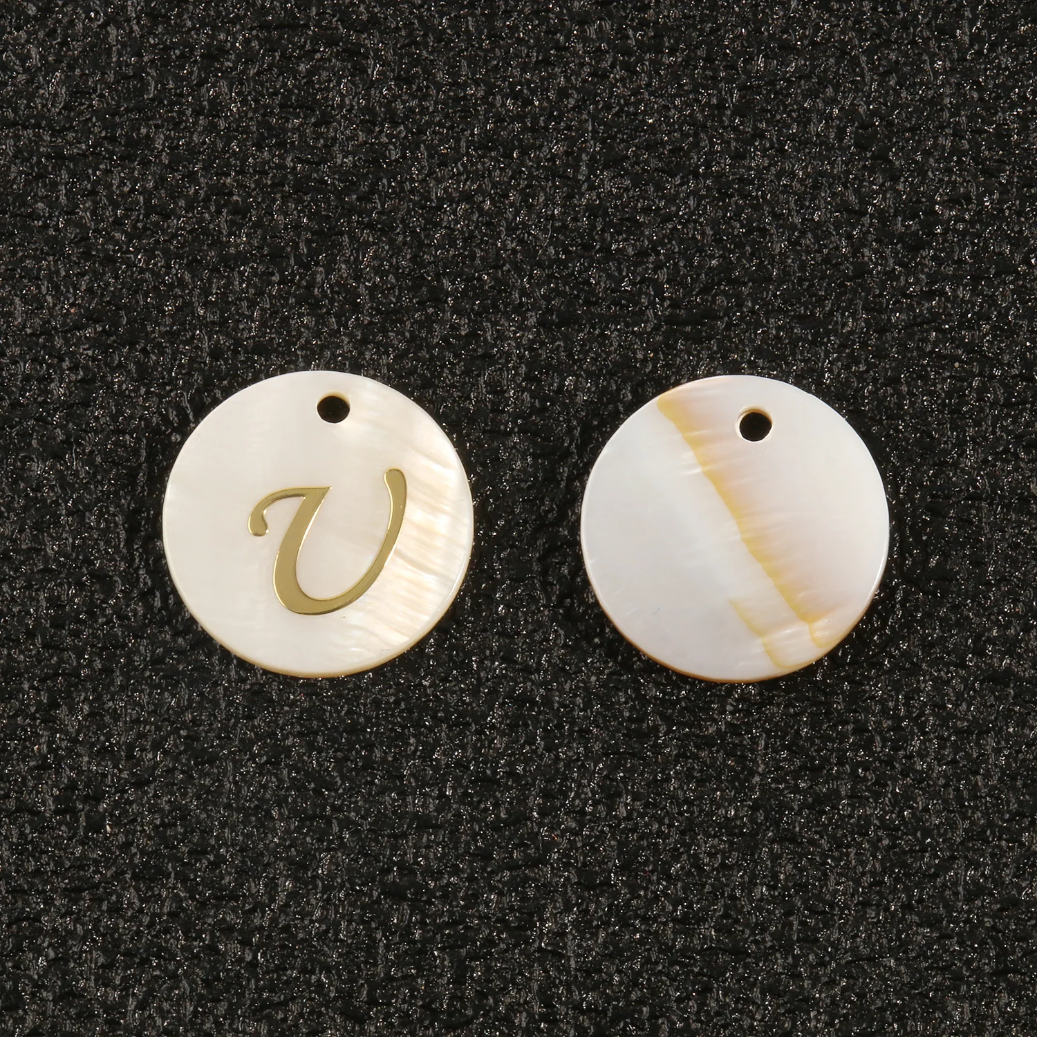 Натуральная ракушка Алфавит ABC DIY буквы ювелирные изделия Белый инициал бусина