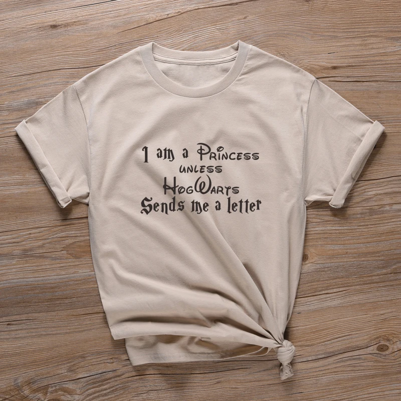 Я принцесса если Хогвартс не отправит мне письмо женская футболка Христианские