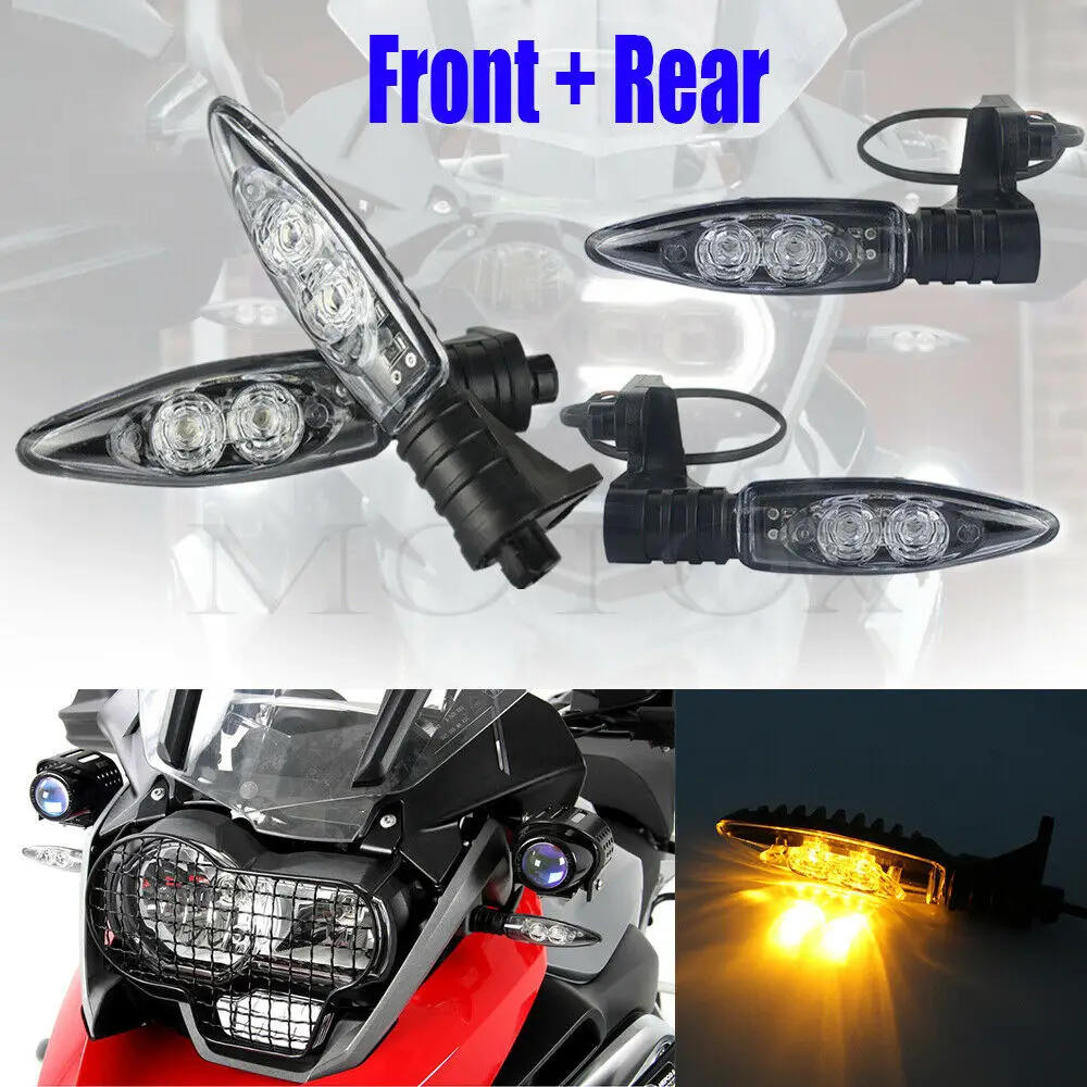 

Подходит для F650 F700 F800 GS S1000XR HP2 C650 спортивные светодиодный поворотник светильник спереди/сзади индикатор