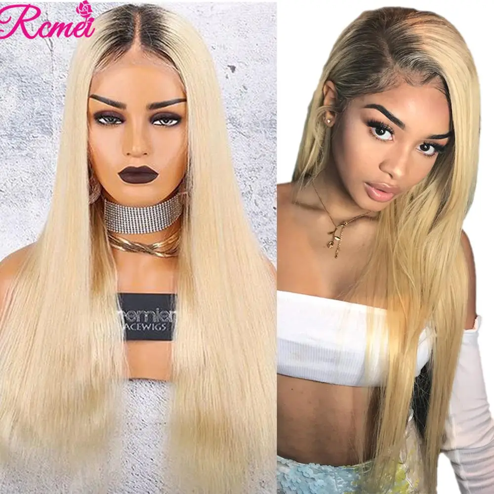 HC Glueless 13x4 парик на кружеве al remy волосы 613 блонд парик на кружеве бразильские прямые человеческие волосы 13х4 парики на шнурке