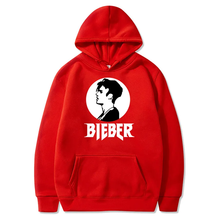 Толстовка для женщин и мужчин с изображением Джастина Бибера мужская толстовка