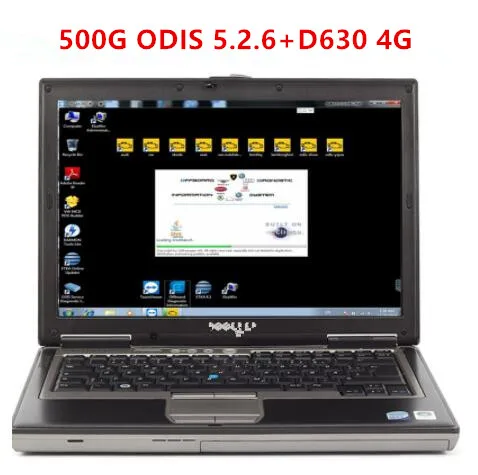 Ноутбук D630 4 Гб с программным обеспечением Vas 5054A Odis 6 2 инженерным 11 EKA 8 1 и Elawin 0 VASPC