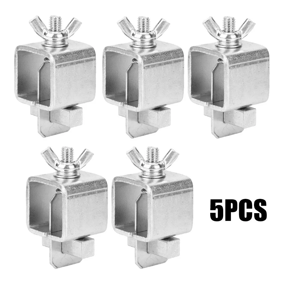 

Steel (galvanized) Weld Clamps 5pcs Adjustable Butterfly Curved Plates