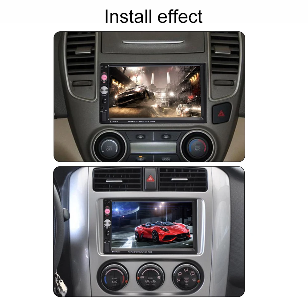 

7 Inch 7023B 12V Car MP5 Player Full HD 2 DIN Car Bluetooth Touch Screen Stereo Radio Car Electronics Accessories Interior