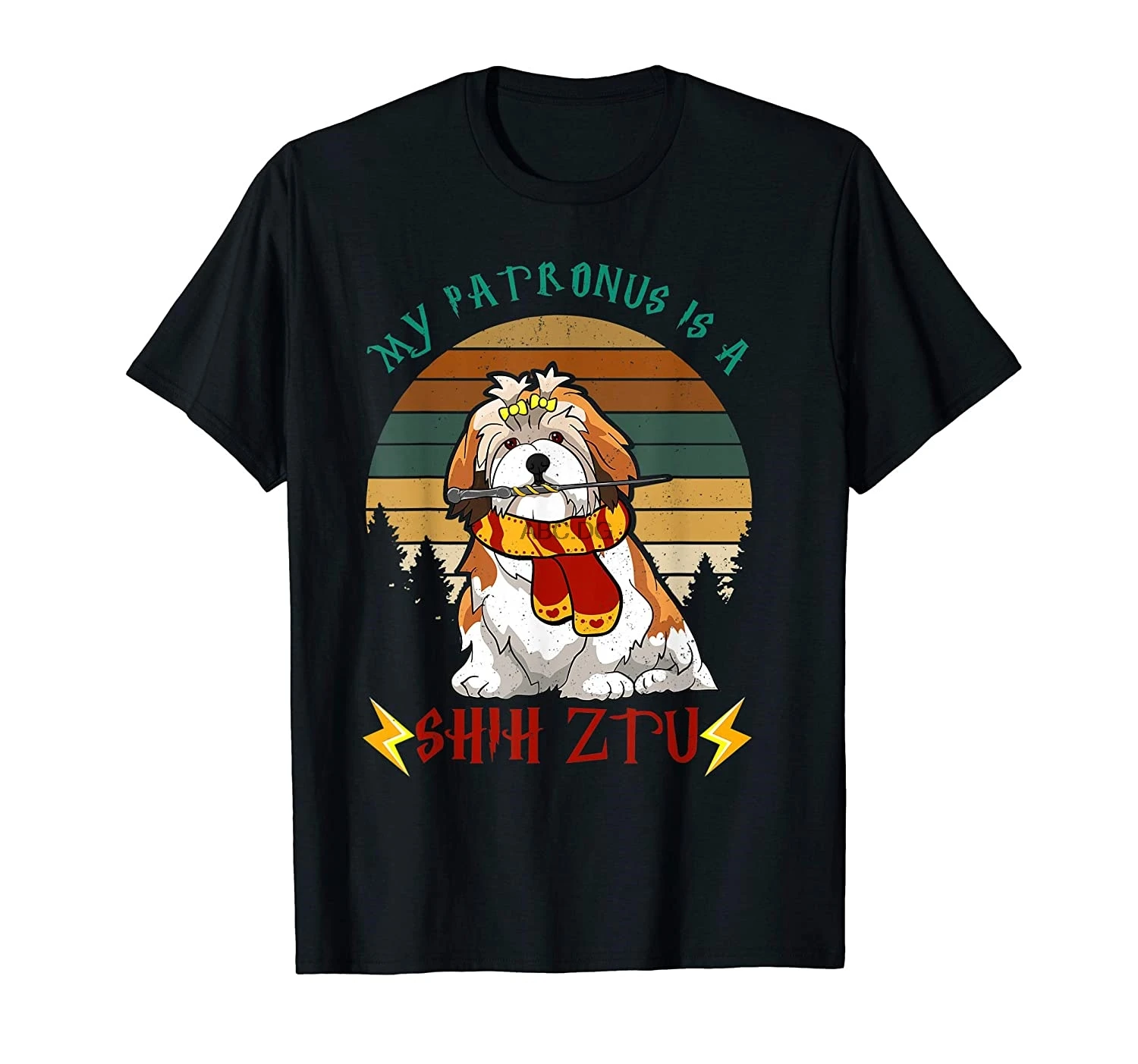 

My Patronus Is A Shih Tzu Funny Gift For Dog Lover T-Shirt