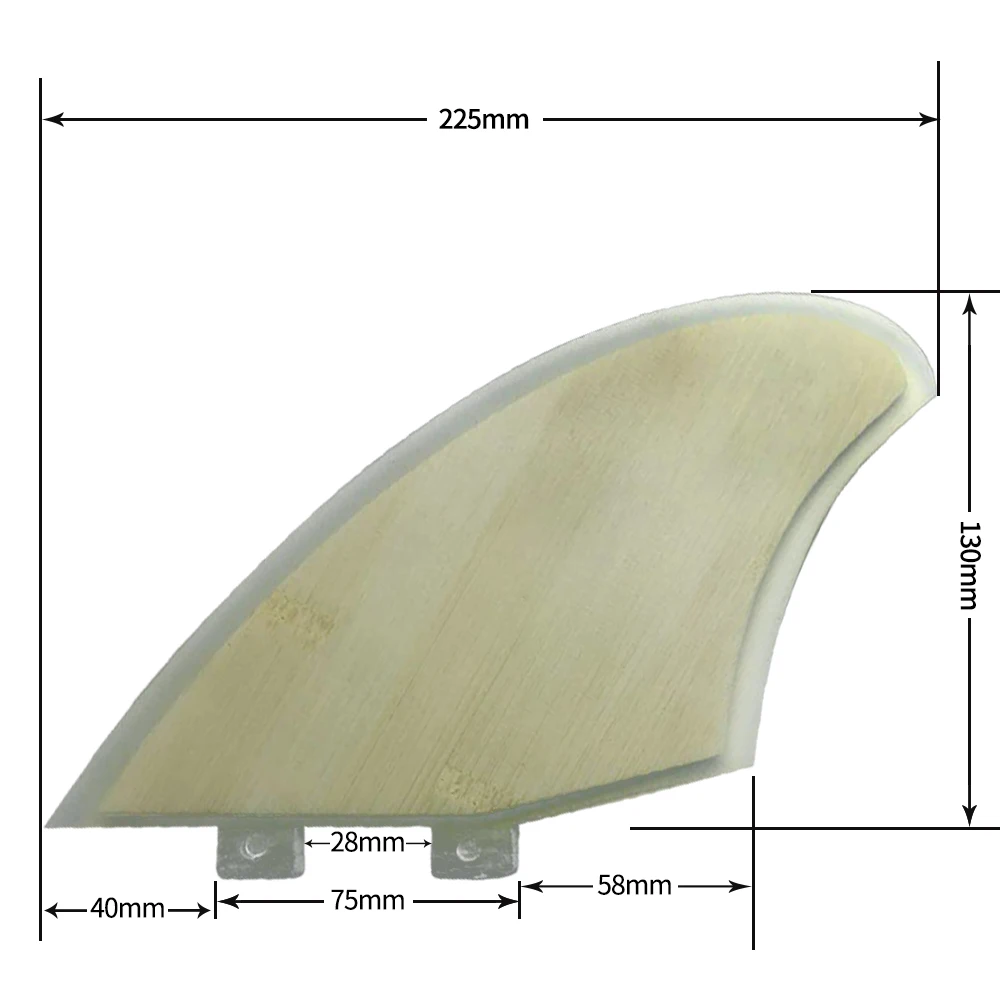 ФКС Киль бамбуковый шпон для серфинга ласты | Спорт и развлечения