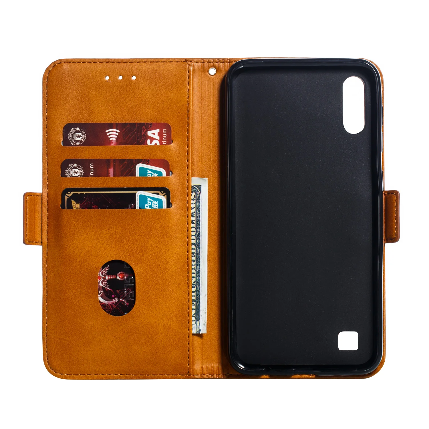 

Leather Phone Case For Galaxy A10 A10s A10e A20 A20e A20s A30 A30s A40 A50 A50s A70 A51 A71 A6 A7 Flip Wallet Card Holder Cover