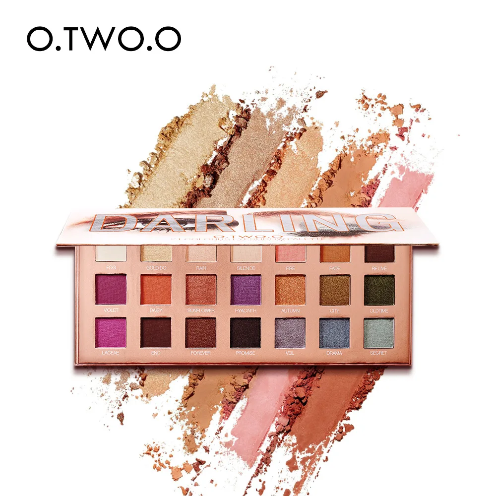 

O.TWO.O 12 colors drama dream eyeshadow plate matte shimmer glitter waterproof long-lasting Professional makeup eyeshadow tray