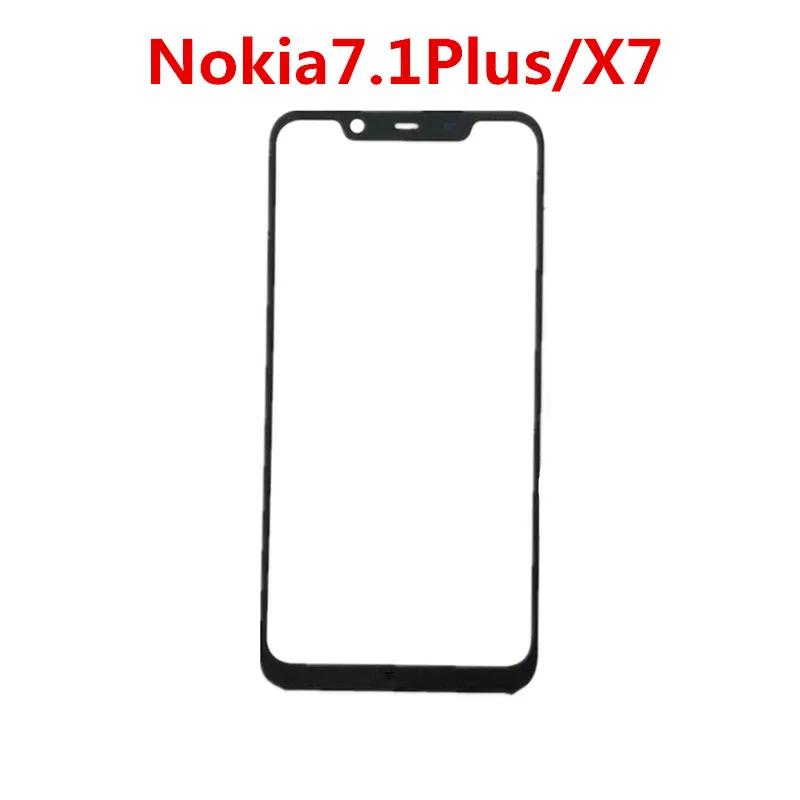 Внешний экран для Nokia 2 1 3 5 6 7 Plus Передняя Сенсорная панель ЖК-дисплей внешняя