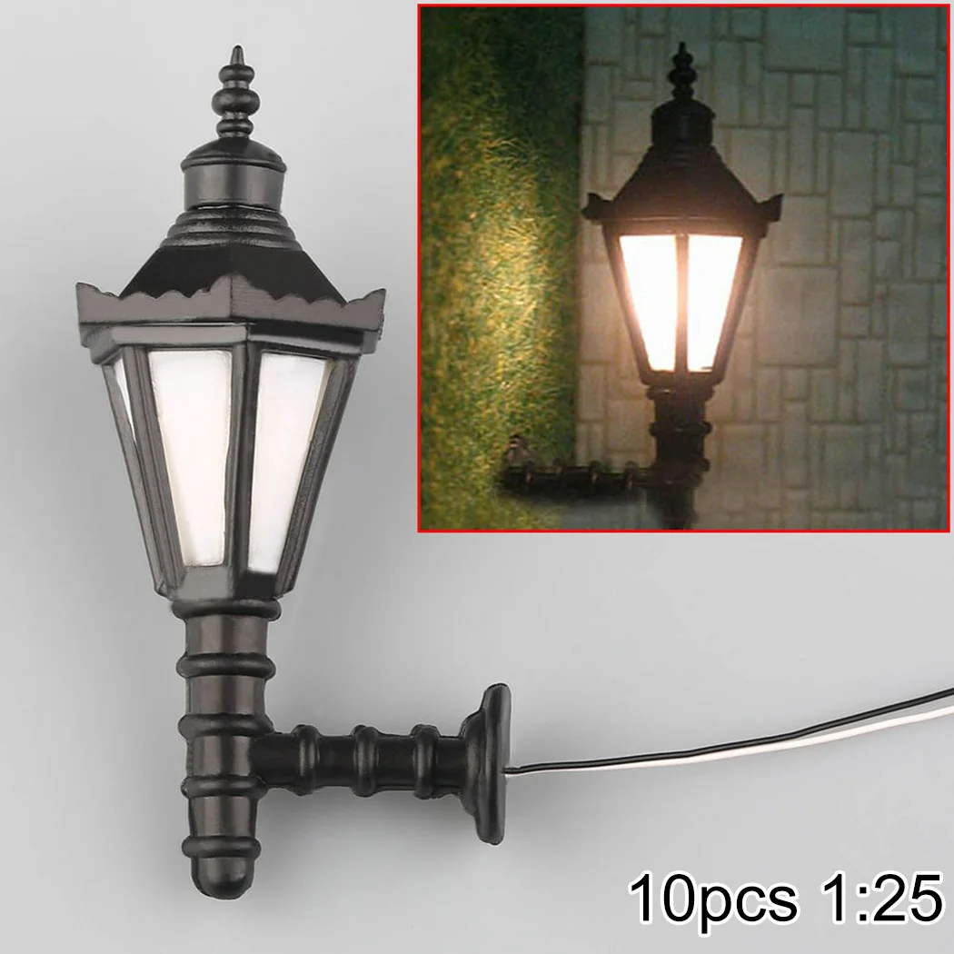 

3V Model Lamps 43mm Street Deocr Train Garden Yard Head Highway Lamp Landscape
