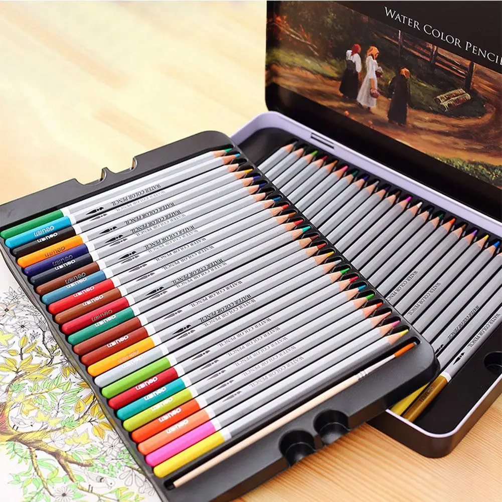 

24 Colors Water-soluble Lead Pencils Set Drawing Colored Pencils Artist Sketch Pen Set for School Draw Sketch Art Supplies