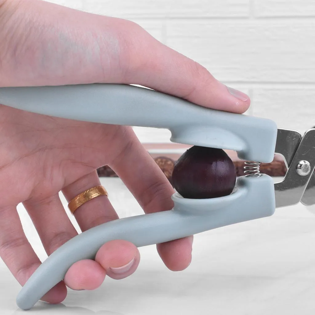 2 в 1 быстрая открывалка для каштана зажим очистки инструмент орехов машина резки