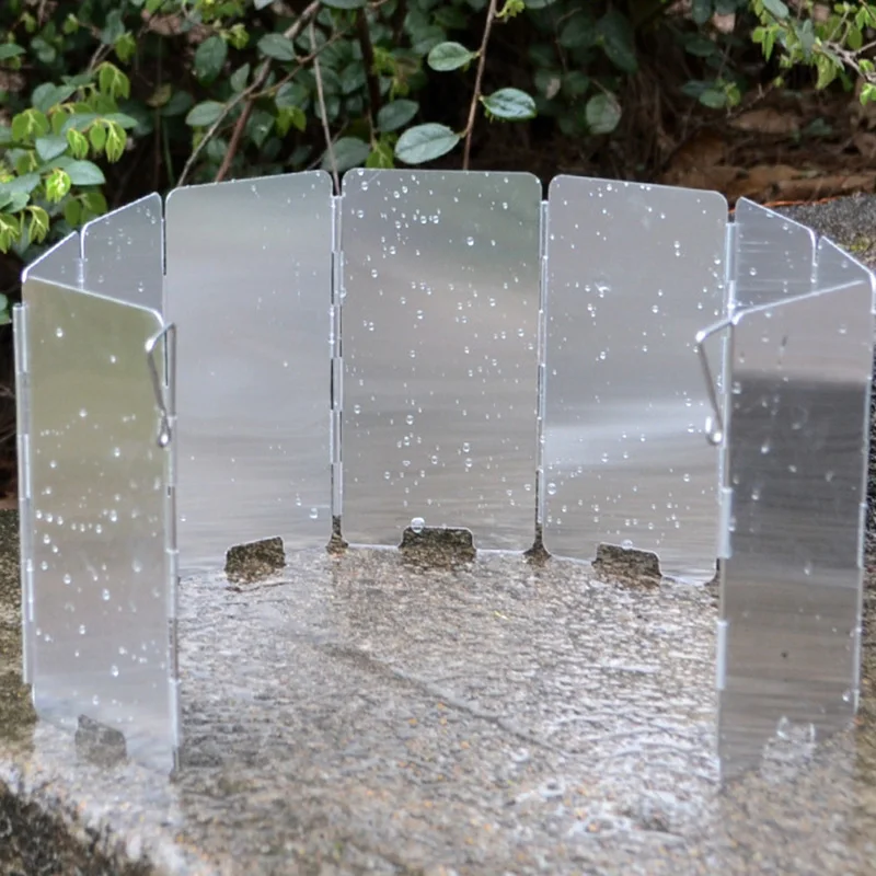 

Portable Picnic windshield Lightweight Aluminum alloy Supplies Camping