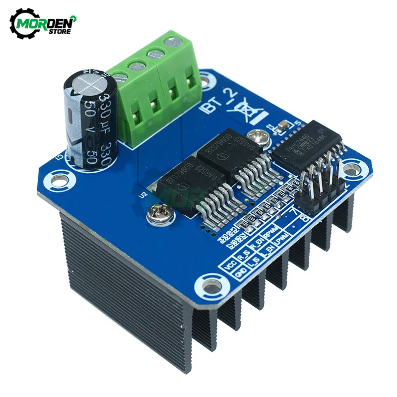 Двойной модуль двигателя высокой мощности BTS7960 B BTS7960B 43A H bridge для самостоятельной
