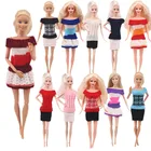 Высококачественный вязаный свитер ручной работы из чистого хлопка, платье, топы на выбор, кукольная одежда, аксессуары для кукла Барби, игрушка для девочки 11,5 дюйма