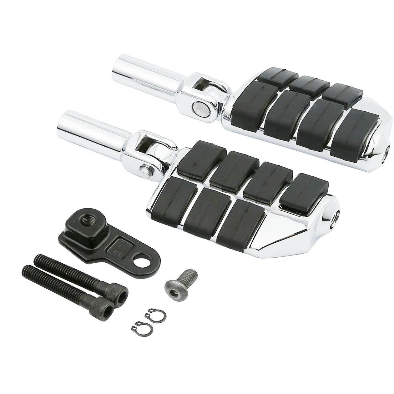 Хромированные задние колышки для пассажирских ног подходят Harley Softail Slim 2012-2017 |