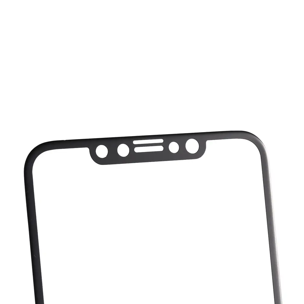 Фото 3D мягкий край черная стальная пленка защита от царапин стеклянная 9H Peep-Proof для iPhone 3D мягкий край черная стальная пленка защита от царапин стеклянная 9H Peep-Proof для iPhone