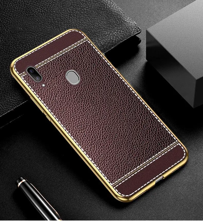 Чехол из лирической кожи для Samsung Galaxy A30S A50S A20S A10S A90 A80 A70 A10 на S11E S10E Plus мягкий силиконовый.