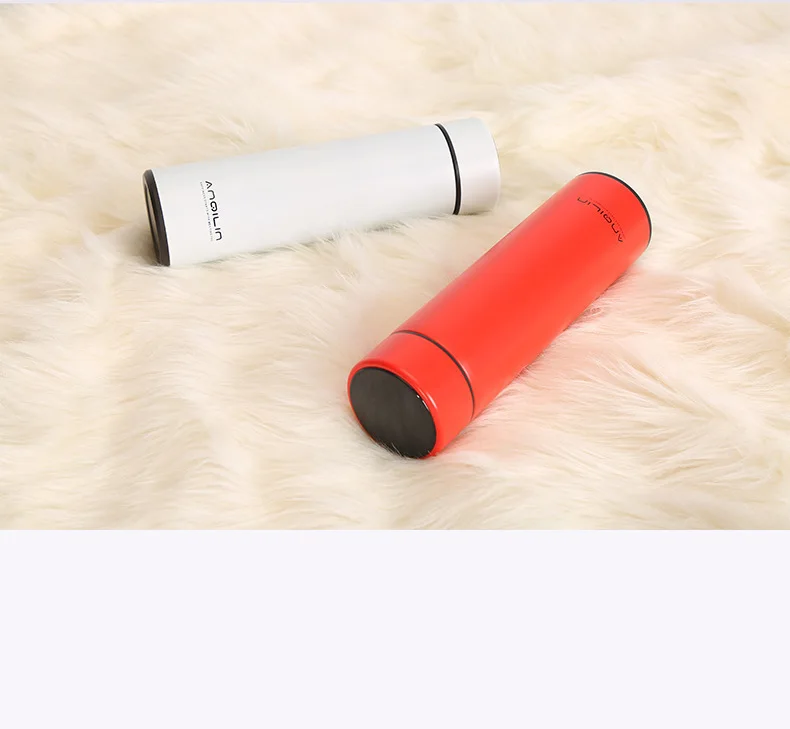 Soffe Vacuum Thermos Bottle With Intelligent Temperature Display 500ML Food Grade Stainless Steel Vacuum Flasks Bottles