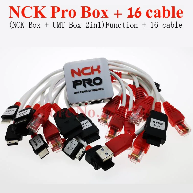 Последняя версия NCK PRO 2 BOX (NCK + UMT )2 в 1 функция 16 кабелей 2020|Детали устройств связи| |
