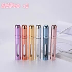 Многоразовый мини-флакон для парфюма, портативный дорожный распылитель, флакон для духов с распылителем, косметический контейнер, 12 мл