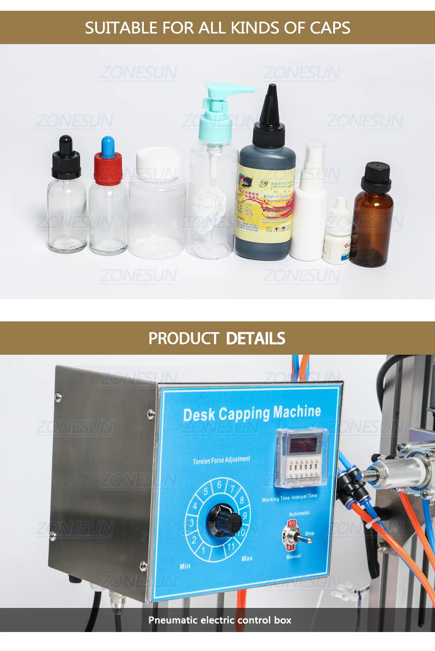 ZONESUN E-juice E-liquid Настольный Trigge cap per Twist уплотнительная пластиковая стеклянная капельница носик мешок крышка бутылки пинг машина