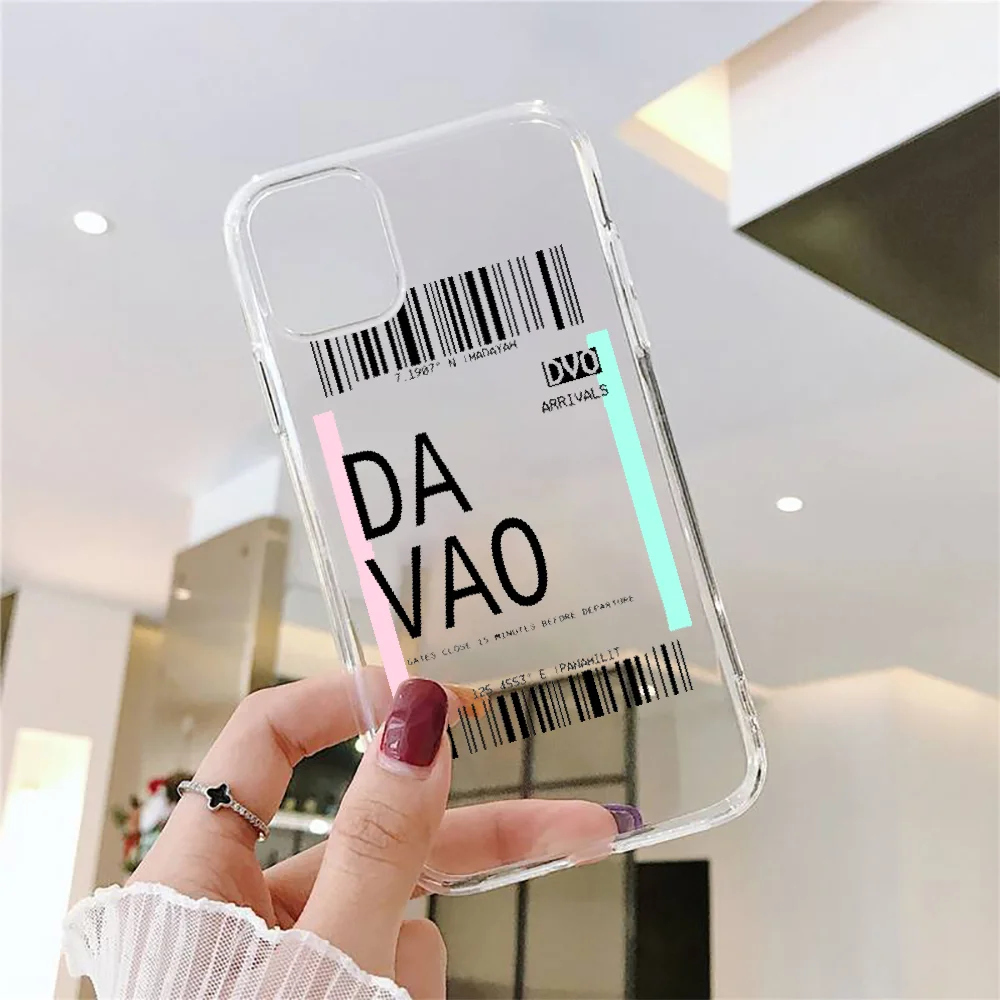 Чехол для телефона с изображением билета самолета и надписи Hope World iphone 5 5s se 2 6 6s 7 8