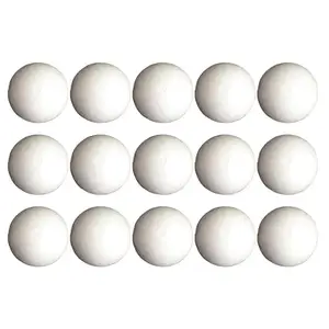 100 шт. 4 см Моделирование ремесла Твердые пенопластовые шары круглые шары свадебное украшение DIY вещи (белый)