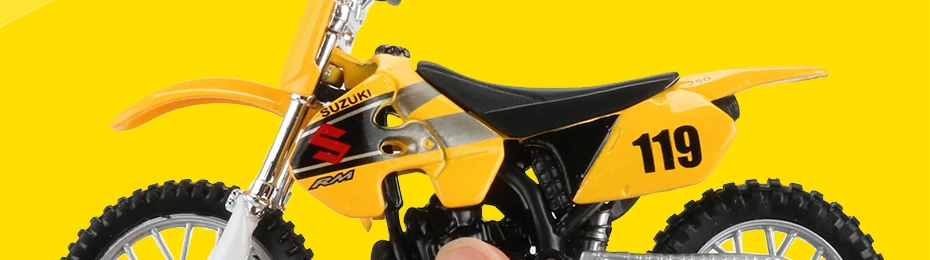 Maisto 1:18 Масштаб Модель мотоцикла Игрушка сплав RM-250 Горный мотоцикл коллекционные игрушки для детей подарок для мальчика