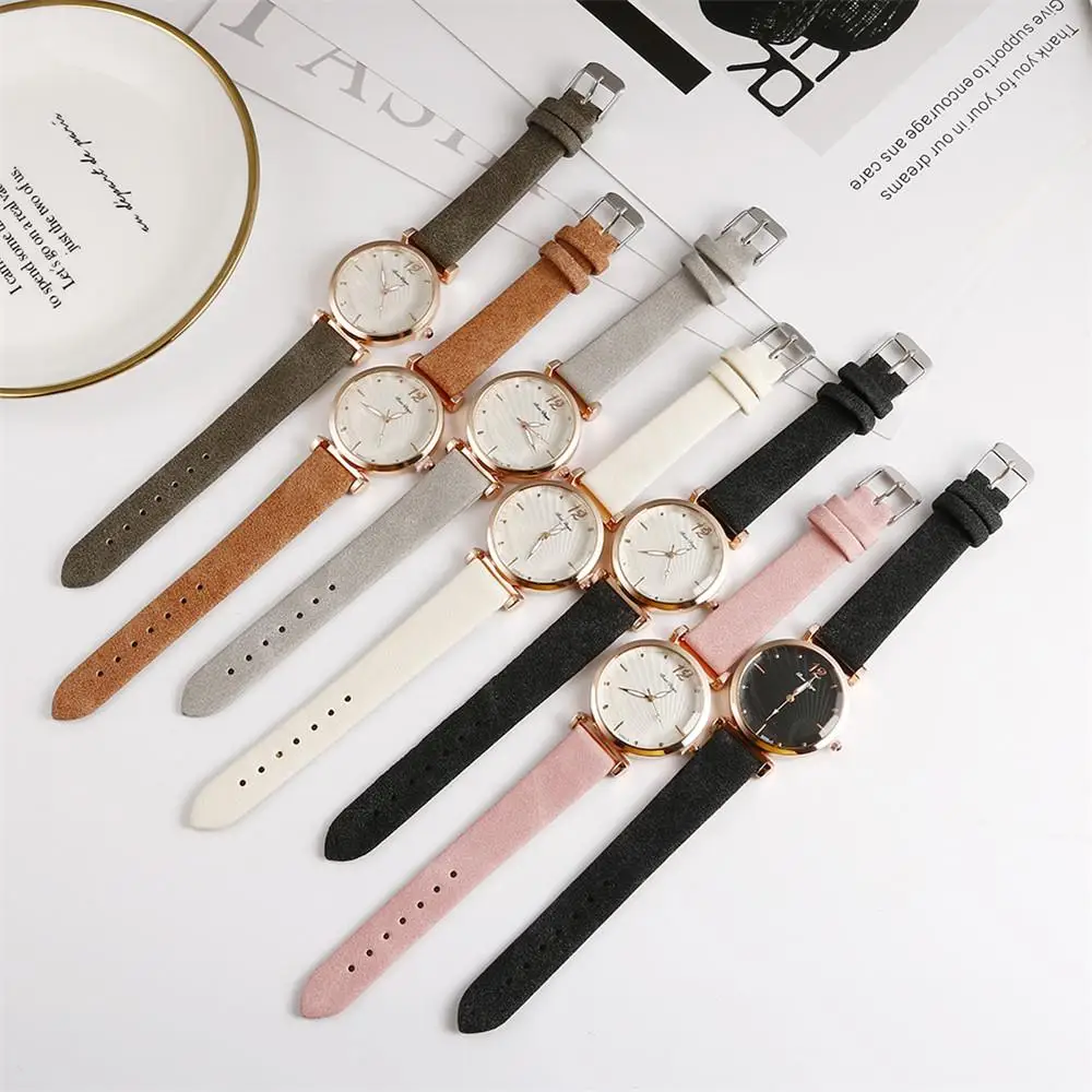 Fashion Casual Women Watches Brown Female Leather Clock 2020 Simple Quartz Watch Ladies Wristwatches Zegarek Damski Gifts Hour