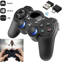usb 2 4g wireless gamepad game controller joystick for android smart tv tablet laptop pc gamepad gaming console battery powered