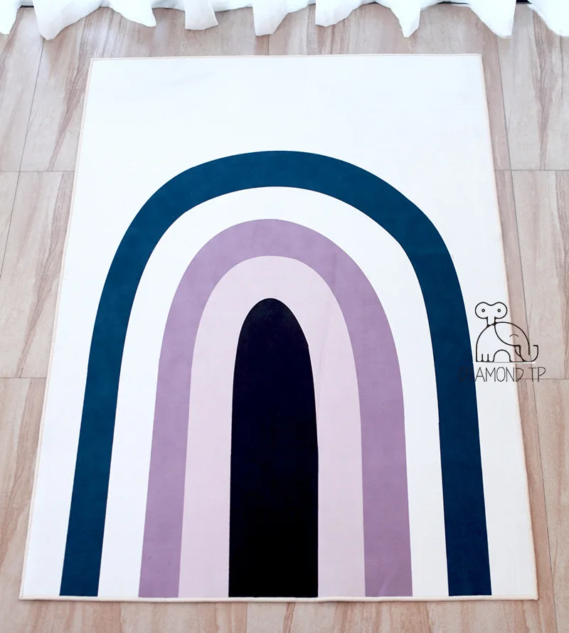 

INS carpet floor pad children's color bar arch floor pad game floor pad baby crawling pad carpet photography props