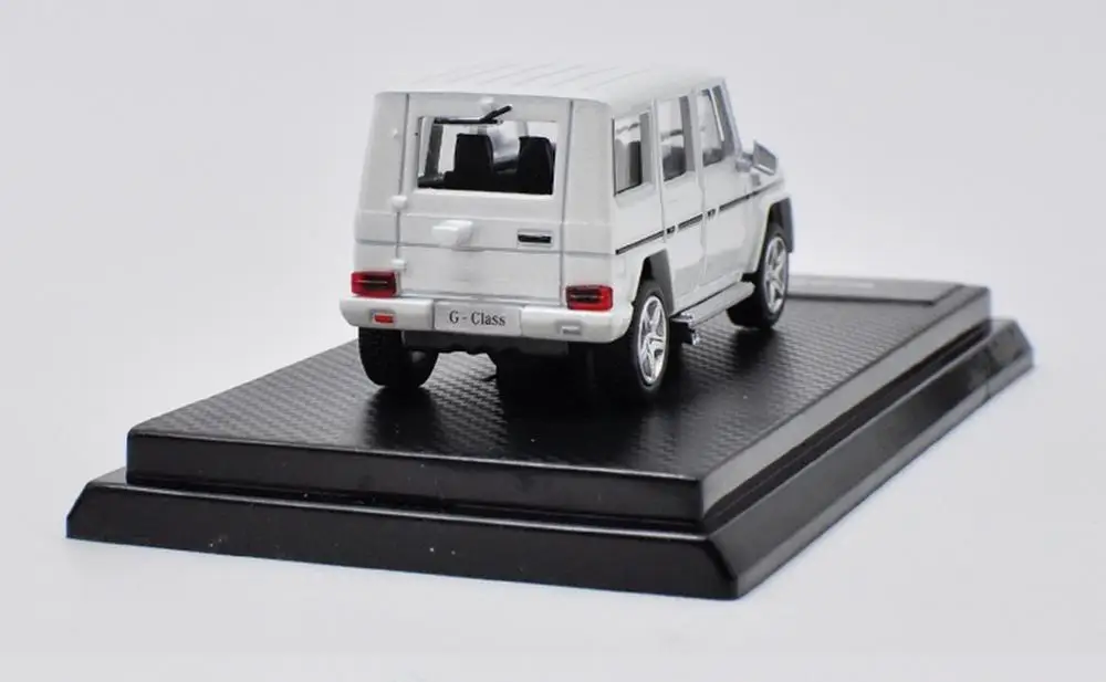 1/64 Mercedes Benz G Class AMG G63 SUV белый литой автомобиль Модель Коллекция игрушек