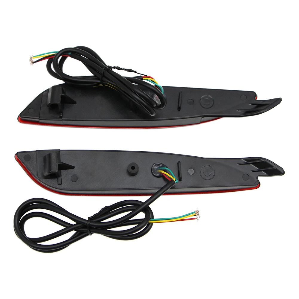 Красный Светодиодный отражатель задний бампер светильник для Mazda 3 6 Atenza 2019 +