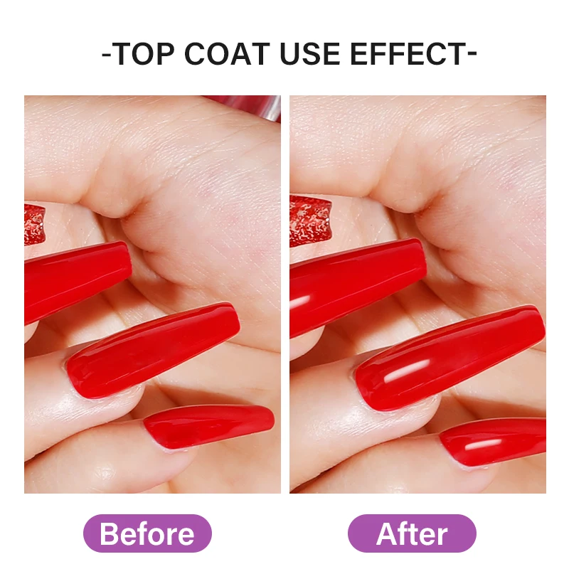 Базовое и верхнее покрытие ROSALIND 7 мл Гель-лак для ногтей маникюра стойкий