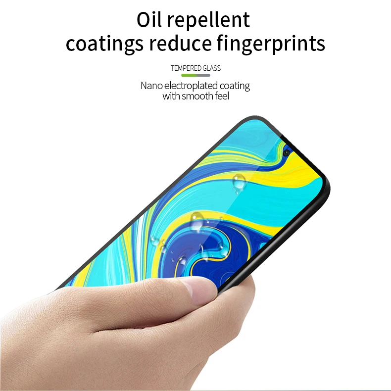 MOFi для Xiaomi Redmi Note 9 Pro Max стекло закаленное 3D полное покрытие защита экрана 9S