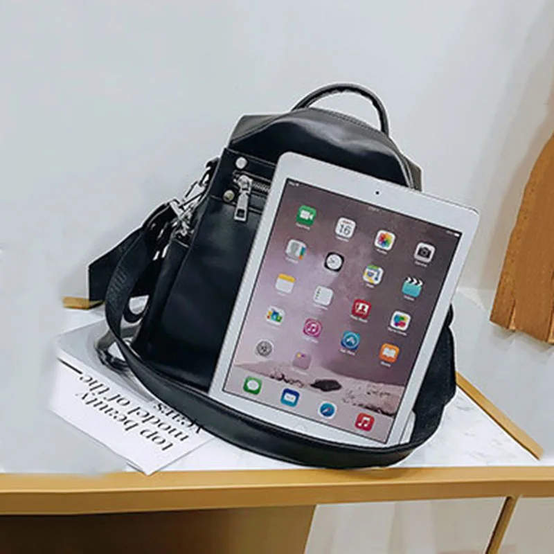 

Fashion Women Backpack PU Female School Bags For Teenagers Girls Feminine Backpack Sac a Dos Femme Youth Travel School Backpack