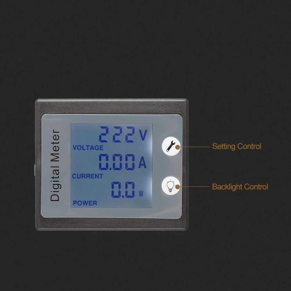 Цифровой измерительный прибор панельный вольтметр амперметр измеритель