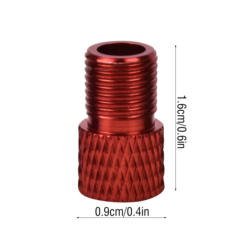 7 Pcs Portable High Quality Aluminum Alloy And Rubber Ring Adapter Bicycle Inflator Valves For Road Bike Fixed Gear | Спорт и