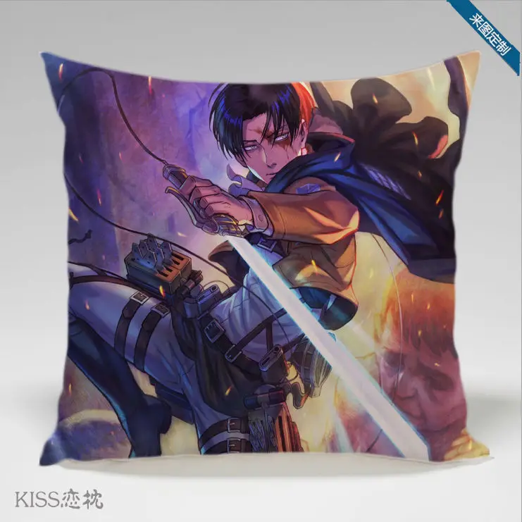 Мягкая игрушка атака на Подушка титана игрушки для детей Атака Титанов Леви