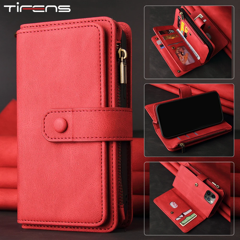 

Luxury Leather Zipper Flip Case For LG Velvet G900 G9 Stylo 6 7 4G 5G Protection Wallet Card Slots Shockproof Phone Bags Cover