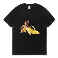 mlg t shirt men women nicolas cage in a banana original yellow t shirt short sleeve summer cotton fun graphic print tees man