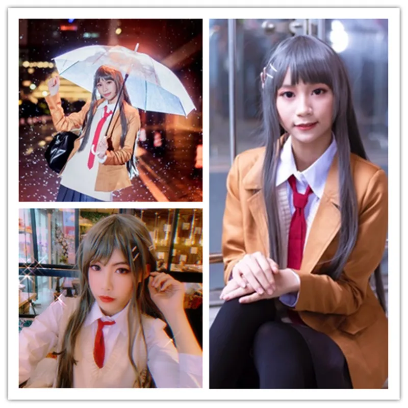 Аниме Seishun Buta Yarou Wa Bunny Girl Senpai No Yume Wo Minai Sakurajima Mai школьная форма комплект косплей