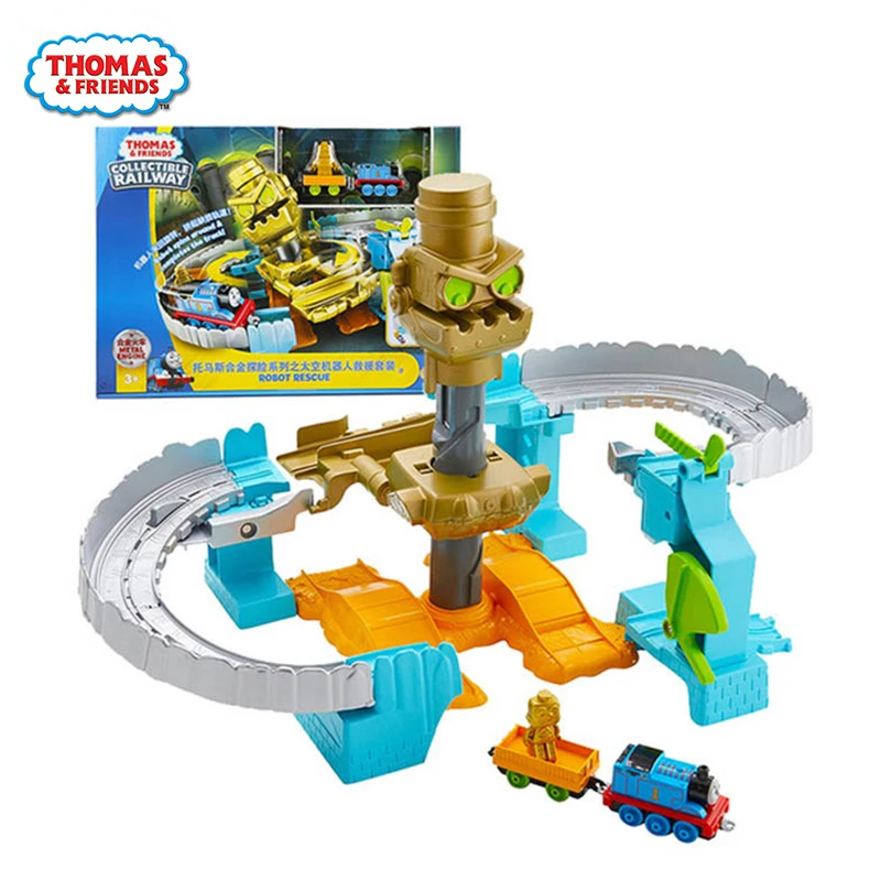 

Thomas & Friends Original the Mini Train Alloy Manual Exploration Space Robot Railway Track Boy Gift Model Car Toys For Children